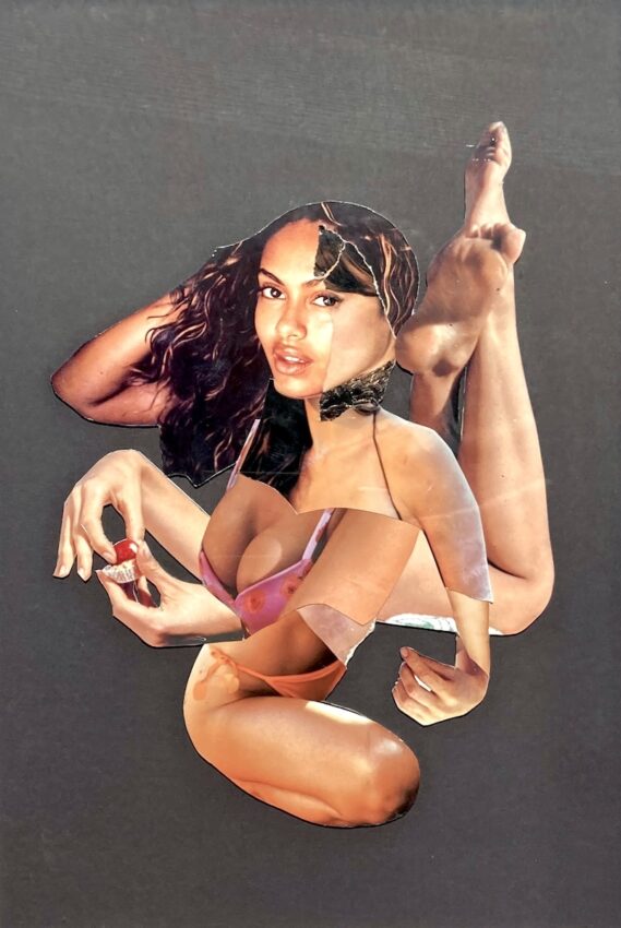 Paper Collage Paintings