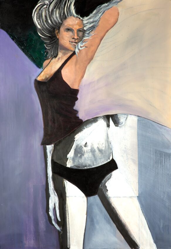 Crude Slip 2006 70h x 48w in. oil on canvas