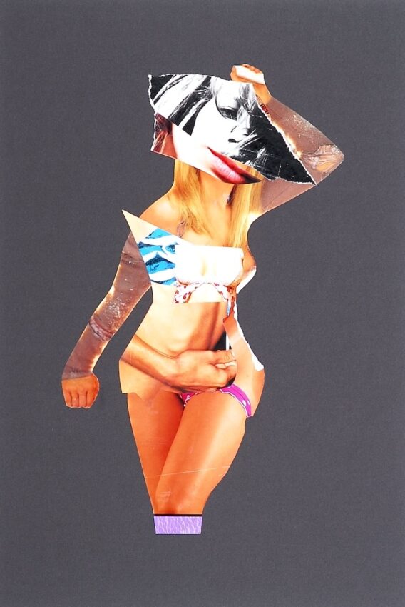 Paper Collage Paintings