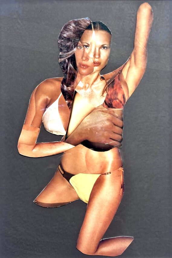 Paper Collage Paintings