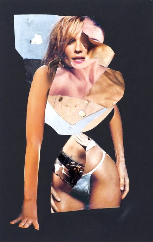 Paper Collage Paintings