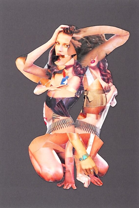 Paper Collage Paintings