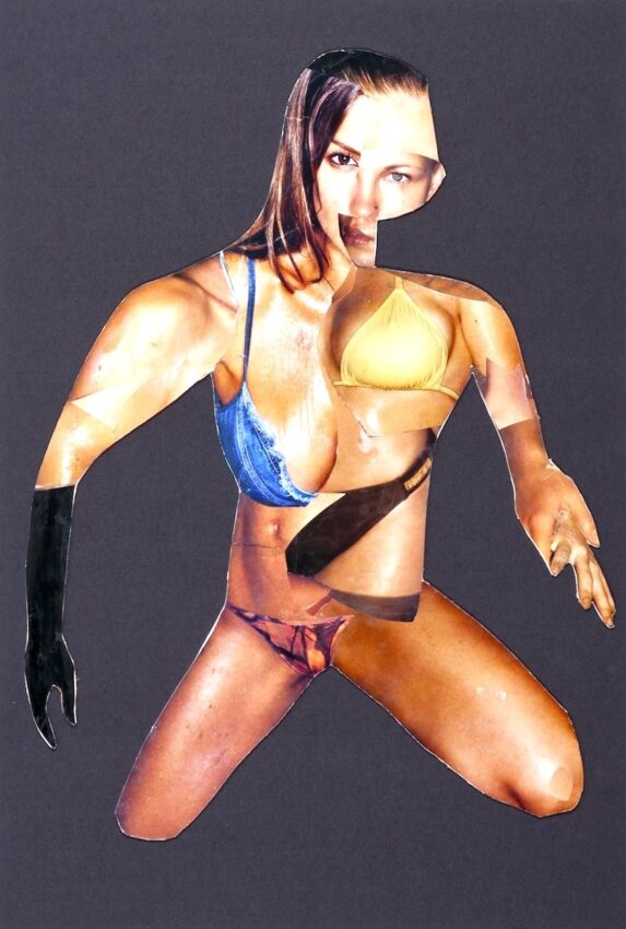 Paper Collage Paintings